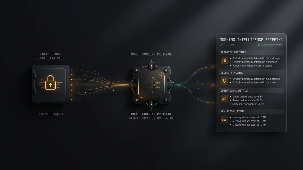 w-report Local-First Data Intelligence & Security Briefing Engine