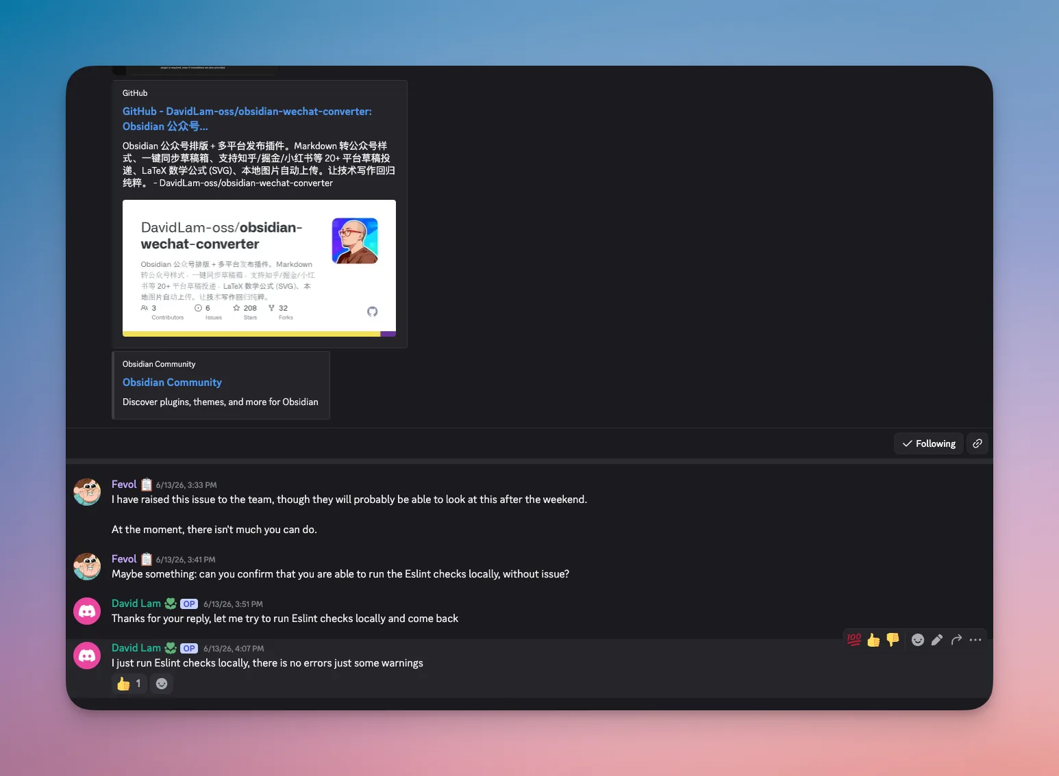 插件搜不到了?说一下 Wechat Converter 暂时下架的事 - 截图 4