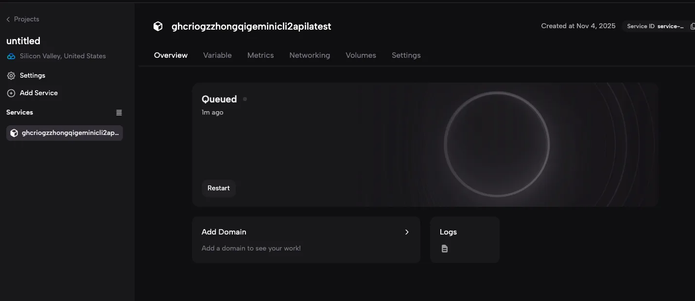 （保姆级教程）Gemini 免魔法方案二：部署到 Zeabur - 配图 15
