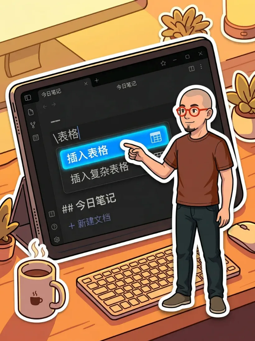 Obsidian 入门18：在笔记里插入一张干净的表格 - 配图 1
